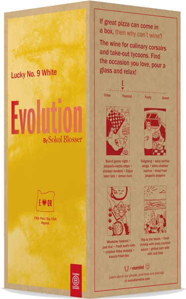 2020 Evolution Lucky No. 9 White 1.5L Box