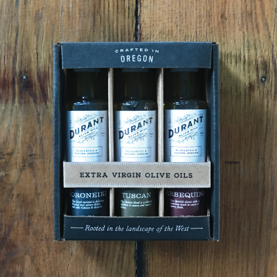 3 - 50mL Durant Olive Oil Boxed Set