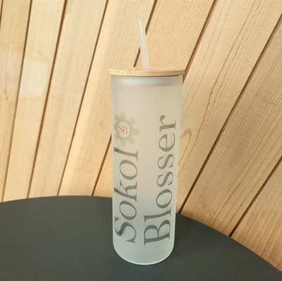 Tumbler with Sokol Blosser Logo - 25oz Frosted